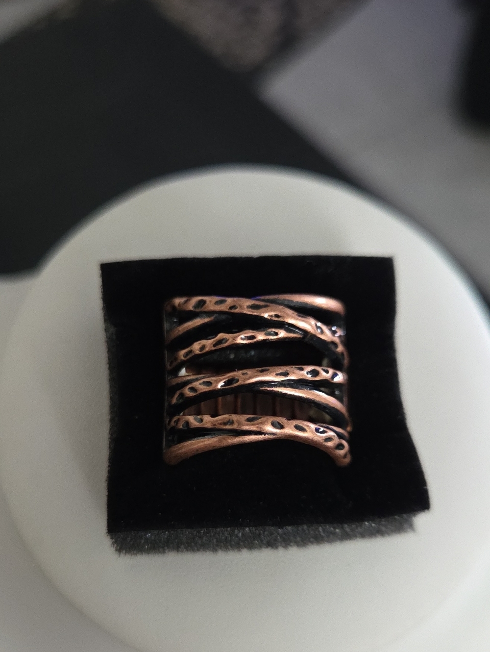 Paparazzi Switching Gears Copper Ring NWT